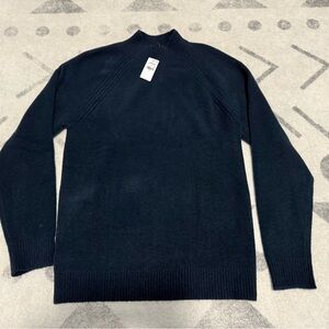 Express Men's Dark Blue Turtleneck Sweater